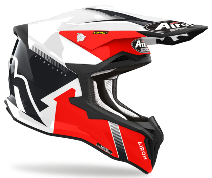 AIROH STRYCKER BLAZER RED GLOSS motocross helmet