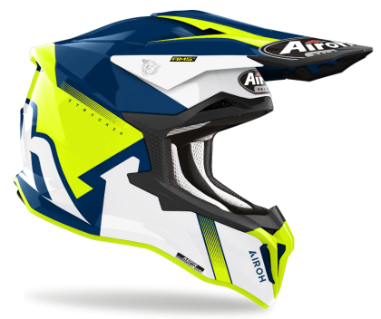 AIROH STRYCKER BLAZER YELLOW GLOSS motocross helmet