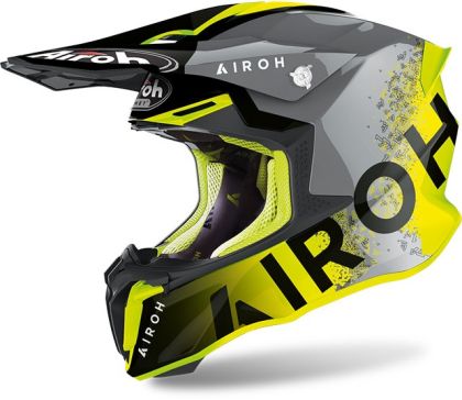 МОТОКРОС КАСКА AIROH TWIST 2.0 BIT YELLOW GLOSS