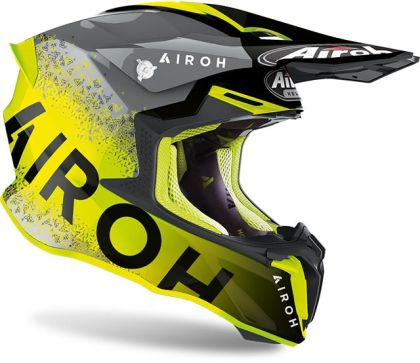 МОТОКРОС КАСКА AIROH TWIST 2.0 BIT YELLOW GLOSS