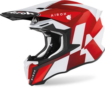 MOTOCROSS HELMET AIROH TWIST 2.0 LIFT RED MATT