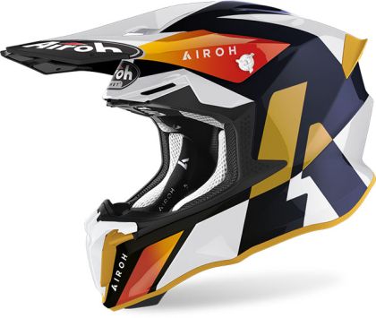 Motocross helmet AIROH TWIST 2.0 LIFT WHITE GLOSS