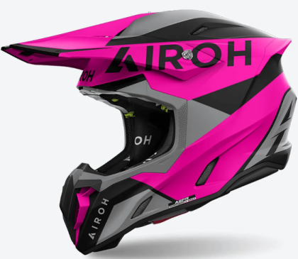 Motocross helmet AIROH TWIST 3 KING PINK MATT