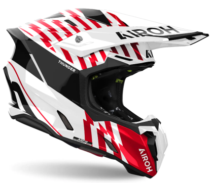 Casca de motocross AIROH TWIST 3 THUNDER RED GLOSS