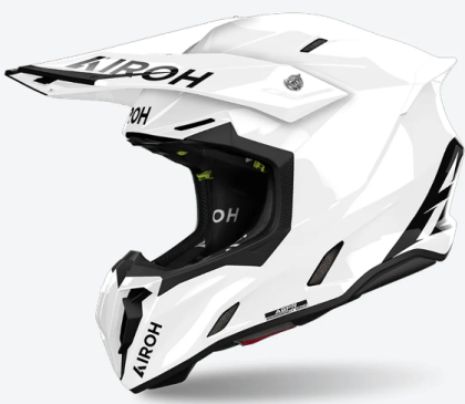 Casca motocross AIROH TWIST 3 WHITE GLOSS