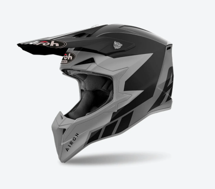 Casca de motocross AIROH WRAAAP RELOADED ANTHRACITE MATT