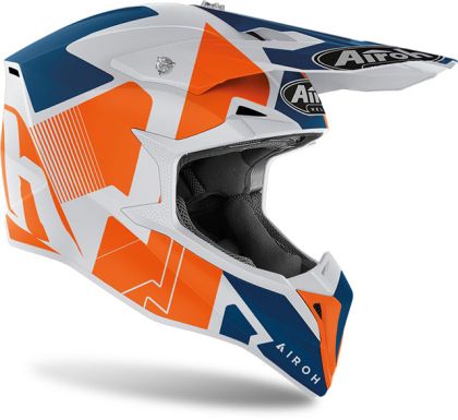 Casca Motocross AIROH WRAAP RAZE ORANGE MATT