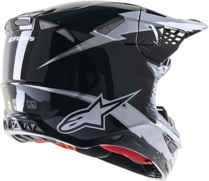 ALPINESTARS SM10 AMP BLK/WT motocross helmet