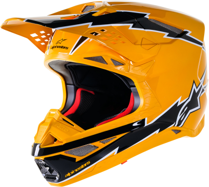 ALPINESTARS SM10 AMP BLK/YL motocross helmet