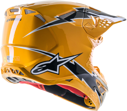 ALPINESTARS SM10 AMP BLK/YL motocross helmet