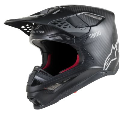 Motocross Helmet ALPINESTARS SM10 BLACK CARBON