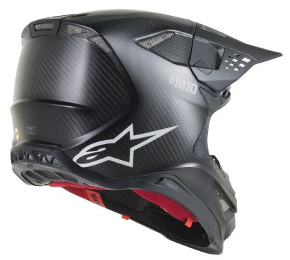 Motocross Helmet ALPINESTARS SM10 BLACK CARBON