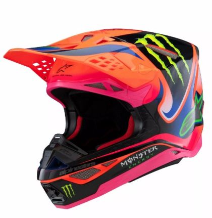 ALPINESTARS SM10 Deegan OR/PU/PK motocross helmet