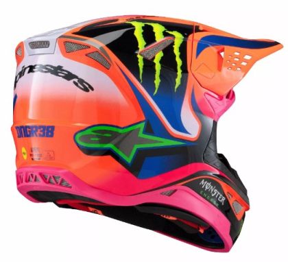 ALPINESTARS SM10 Deegan OR/PU/PK motocross helmet