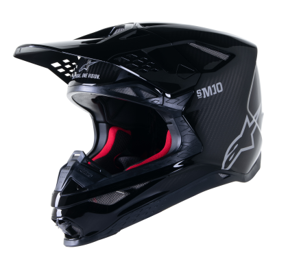 ALPINESTARS SM10 SOLID CARB motocross helmet