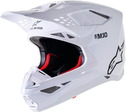 Κράνος μοτοκρός ALPINESTARS SM10 SOLID WHT