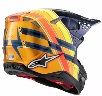 ALPINESTARS SM10 TLD25 BL/OR/YL motocross helmet