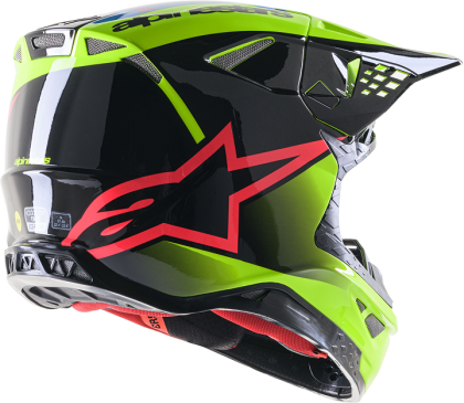 Κράνος μοτοκρός ALPINESTARS SM10 UNIT YL/BK