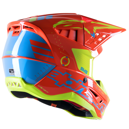 ALPINESTARS SM5 ACT 2 OR/C/Y motocross helmet