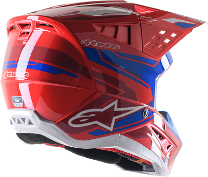 Motocross Helmet ALPINESTARS SM5 ACT 2 RED/BL