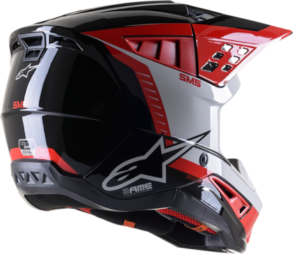 Κράνος Motocross ALPINESTARS SM5 BEAM ΜΑΥΡΟ/ΓΚΡΙ/ΚΟΚΚΙΝΟ