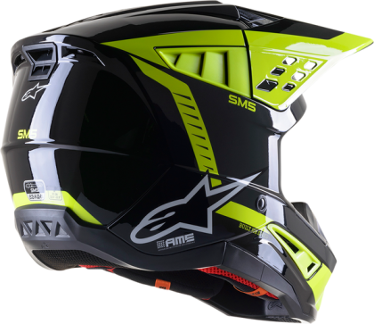 Κράνος Motocross ALPINESTARS SM5 BEAM ΜΑΥΡΟ/ΚΙΤΡΙΝΟ