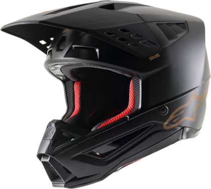 Motocross Helmet ALPINESTARS SM5 BLACK/BROWN