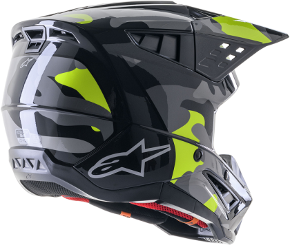 Κράνος μοτοκρός ALPINESTARS SM5 ROV2 GY/YLW