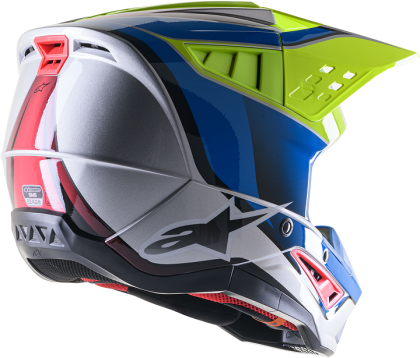 ALPINESTARS SM5 SAIL YLW/BL motocross helmet