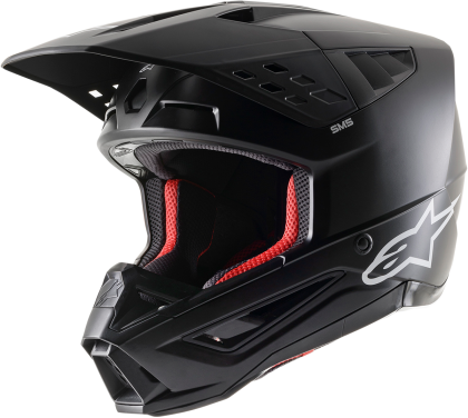 Casca Motocross ALPINESTARS SM5 SOLID BLACK