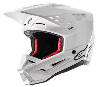 Casca de motocross ALPINESTARS SM5 SOLID WHT