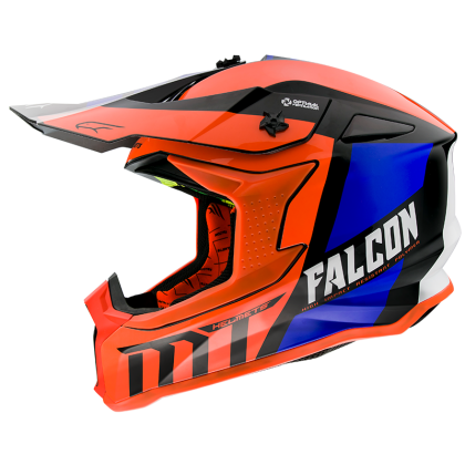 Motocross helmet MT FALCON WARRIOR-ORANGE