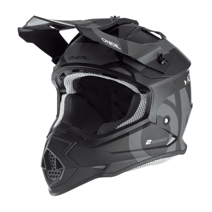 Motocross helmet O'NEAL 2SERIES SLICK V.23 BLACK/GRAY