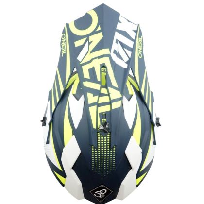 Мотокрос каска O'NEAL 2SERIES SPYDE 2.0 BLUE/WHITE/NEON YELLOW 2020