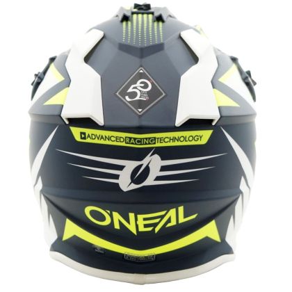 Κράνος Motocross O'NEAL 2SERIES SPYDE 2.0 ΜΠΛΕ/ΛΕΥΚΟ/NEON YELLOW 2020