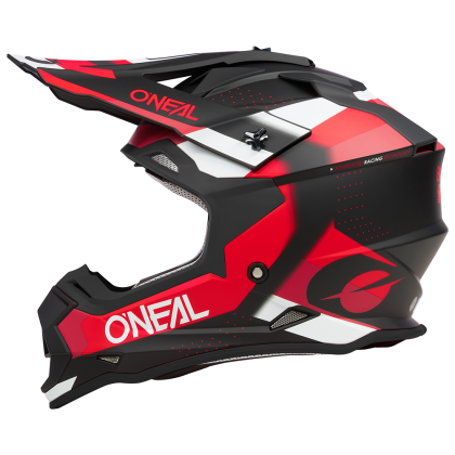 Casca Motocross O'NEAL 2SERIES SPYDE V.23 NEGRU/ROSU/ALB