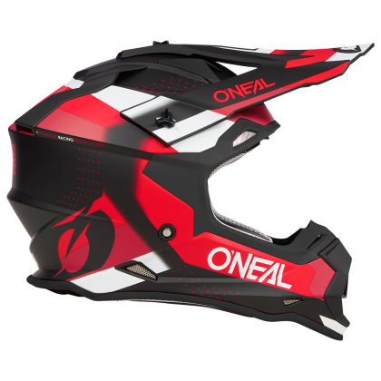 Casca Motocross O'NEAL 2SERIES SPYDE V.23 NEGRU/ROSU/ALB