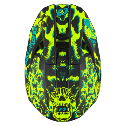 Motocross helmet O'NEAL 3SERIES ASSAULT BLACK/NEON YELLOW V.24