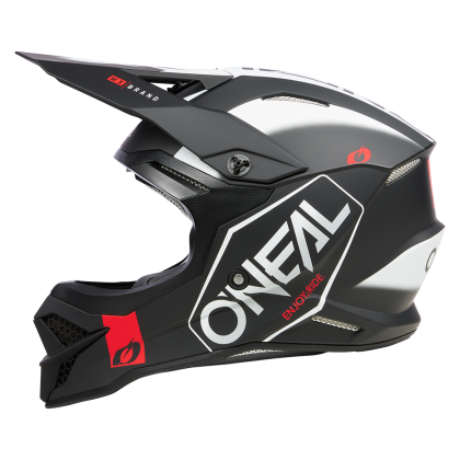 Casca Motocross O'NEAL 3SERIES HEXX V.23 NEGRU/ALB