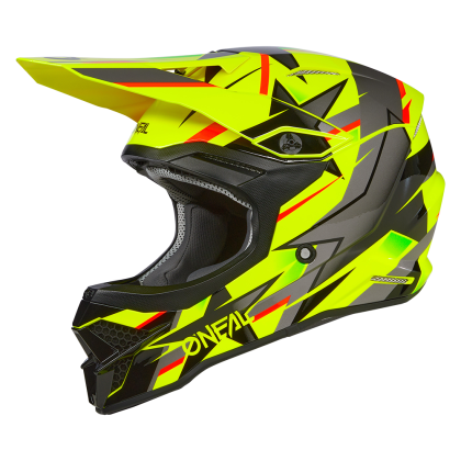 Casca motocross O'NEAL 3SERIES RIDE V.23 GALBEN NEON/NEGRU