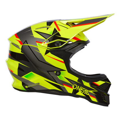 Κράνος Motocross O'NEAL 3SERIES RIDE V.23 NEON ΚΙΤΡΙΝΟ/ΜΑΥΡΟ