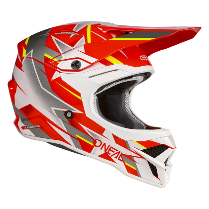 Casca motocross O'NEAL 3SERIES RIDE V.23 ROSU/ALB