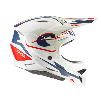 Motocross helmet O'NEAL 3SERIES RIFF 2.0 WHITE/BLUE