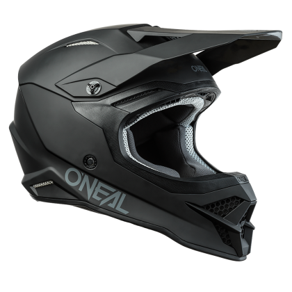 Κράνος Motocross O'NEAL 3SERIES SOLID BLACK