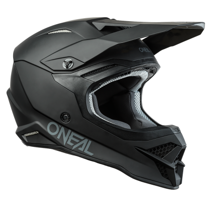 Motocross helmet O'NEAL 3SERIES SOLID V.23 BLACK