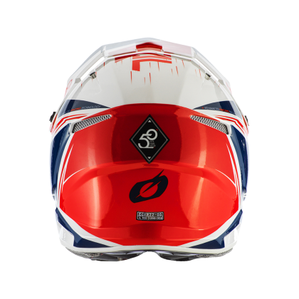 Motocross helmet O'NEAL 3SERIES STARDUST WHITE/BLUE/RED