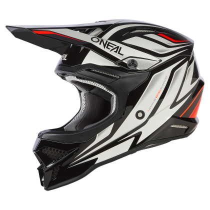 Motocross helmet O'NEAL 3SERIES VERTICAL V.23 BLACK/WHITE