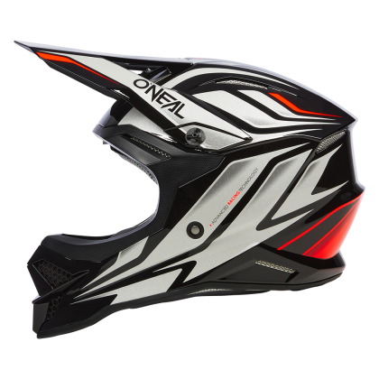 Motocross helmet O'NEAL 3SERIES VERTICAL V.23 BLACK/WHITE