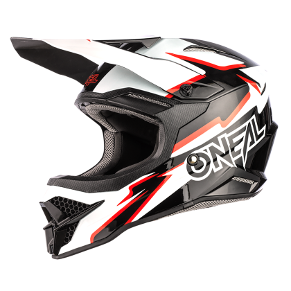 Motocross helmet O'NEAL 3SERIES VOLTAGE BLACK/WHITE