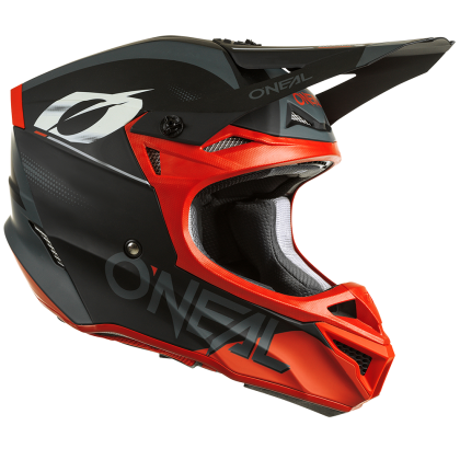 Casca motocross O'NEAL 5SERIES HAZE V.22 NEGRU/ROSU